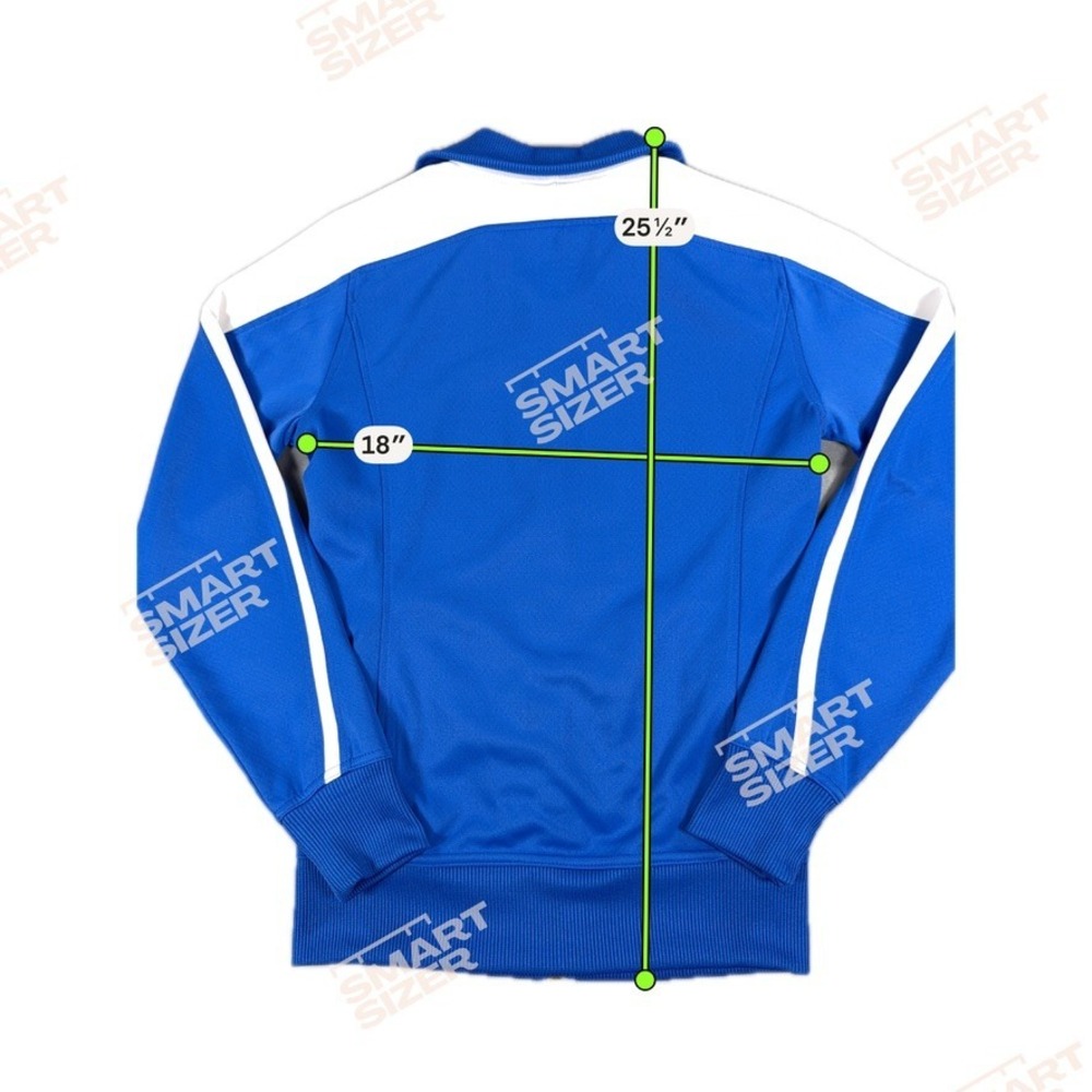 Nike Dri-FIT Track Jacket Small Blue White Full Zip Athletic Warm Up Jacket S - Picture 8 of 9